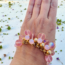 Load image into Gallery viewer, ROSELYNN- Pink and Gold Beaded Bracelet