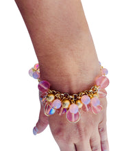 Load image into Gallery viewer, ROSELYNN- Pink and Gold Beaded Bracelet