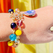 Load image into Gallery viewer, NAYA- Purple, Pink and Blue Multicolored Beaded Bracelet