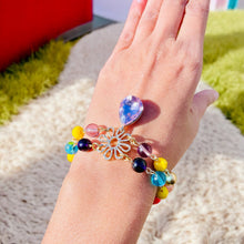 Load image into Gallery viewer, NAYA- Purple, Pink and Blue Multicolored Beaded Bracelet