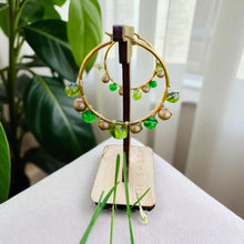 Load image into Gallery viewer, LIVIANNA- Green Earrings & Bracelet Set