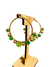 Load image into Gallery viewer, LIVIANNA- Green Earrings & Bracelet Set