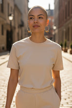 Load image into Gallery viewer, USHA- Brown and Amber Multi colored Wire wrapped Hoops
