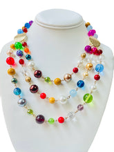 Load image into Gallery viewer, LUNA- Green, Blue and Red Multi color Necklace
