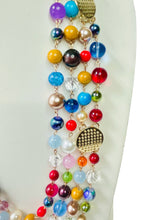 Load image into Gallery viewer, LINDSEY- Green, Blue and Red Multi color Necklace
