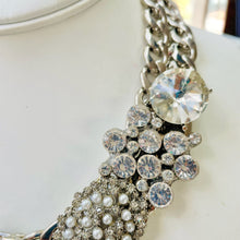 Load image into Gallery viewer, NADINA - Pearl and Crystal Statement Necklace
