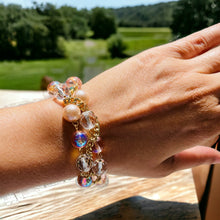 Load image into Gallery viewer, CALLIE ANN- Pink Multi-color Braided Beaded Bracelet
