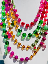 Load image into Gallery viewer, ISLA- Pink and Green Multi color Beaded Necklace
