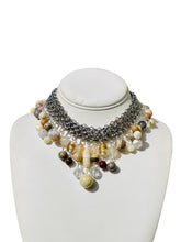 Load image into Gallery viewer, NAELEE- Silver Multi colored Beaded Choker Necklace
