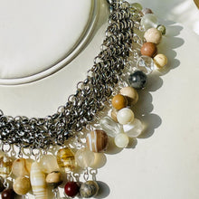 Load image into Gallery viewer, NAELEE- Silver Multi colored Beaded Choker Necklace
