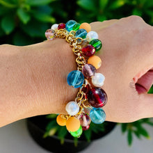 Load image into Gallery viewer, AVIA-ANNA- Red, Blue, Green Multicolored Beaded Earring Set
