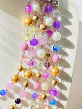 Load image into Gallery viewer, LARA- Purple and Pink Multi strand Beaded Necklace
